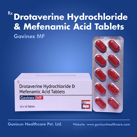 Drotaverine Mefenamic Acid Tablets, Treatment: menstrual cramps